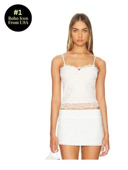 Free People - x Intimately FP Lacey Essential Cami In Seasalt