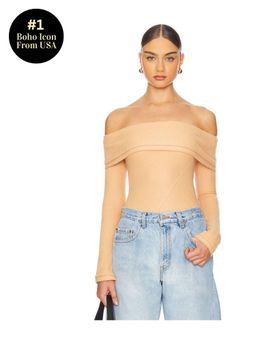 Free People - x Intimately FP Autumn Cozy Bodysuit In Toasted