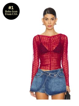 Free People - x Intimately FP Most Likely Layering Top In Glass Roses