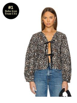 Free People - x REVOLVE Printed Brunch Babe Top