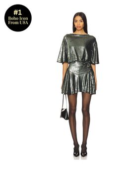 Free People - Manuka Sequin Mini Dress
