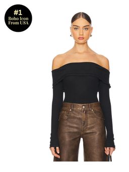 Free People - x Intimately FP Autumn Cozy Bodysuit In Black