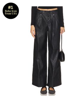 Free People - x REVOLVE Afton Faux Leather Trouser