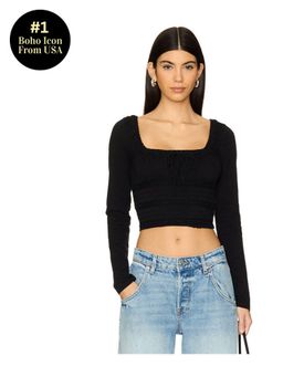 Free People - Scarlet Smocked Long Sleeve