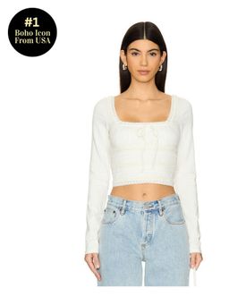 Free People - Scarlet Smocked Long Sleeve