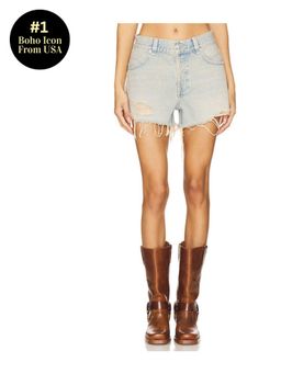 Free People - x We The Free Now Or Never Denim Short