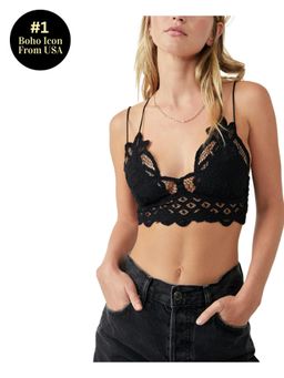 Free People - Adella Bralette - Black