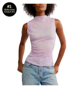 Free People - On Air Muscle Tank Top - Lavender