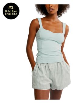 Free People - Somewhere Sometime Cami Top - Blue