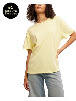 Free People - Nina T-shirt - Yellow