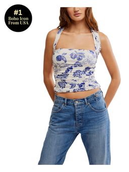 Free People - Tommie Knit Crop Top - Ivory