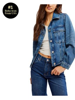 Free People - Jade Denim Jacket - Blue