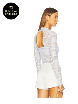 Free People - x Intimately Angelina Bodysuit In Ice Water