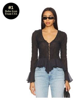 Free People - Elias Smocked Blouse