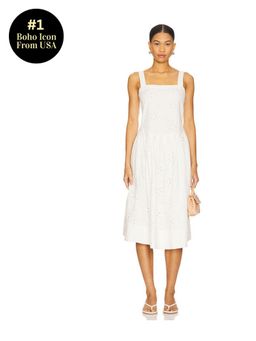 Free People - Primavera Eyelet Midi Dress