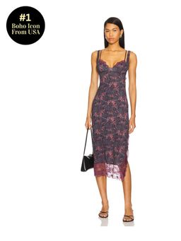 Free People - x Intimately Fp Party Crasher Midi Slip Dress