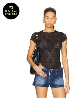 Free People - Ready To Go Lace Tee