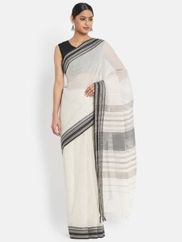 Fabindia - Cotton Striped Saree