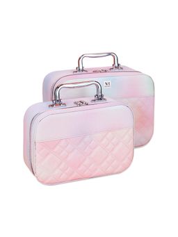 NFI Essentials - Multi-Color Storage Makeup Cosmetic Jewellery Box Organizer Pack of 2