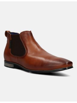 Bugatti - Mens Cognac Chelsea Boot