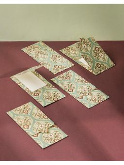 Fabindia - Gulnaz Printed Paper Envelope (Pack of 5)