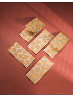Fabindia - Multi-Color Vrishti Printed Paper Envelope (Pack of 5)