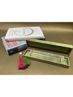 SABERA - Silver Plated Book Mark Namo Jain Mantra