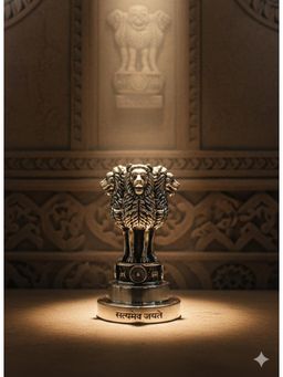 SABERA - National Emblem Ashoka Lion Paperweight “Satyameva Jayate”