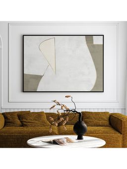 ARTCREST - Wall Painting Black Framed Abstract Wall Art