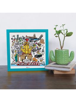 Indigifts - Maharashtra Theme Photo Frame (10x12)