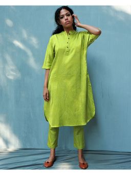 Chidiyaa - Parveen Mashru Silk Kurta -Saahiba (Set of 2)