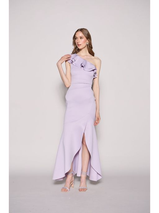 Buy Lipsy Purple Lilac One Shoulder Dress Online