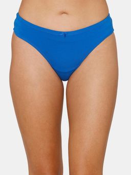 Zivame - Low Rise Zero Coverage Thong - Princess Blue