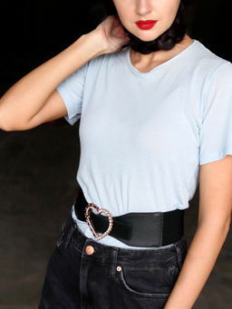 Odette - Black Solid Belts