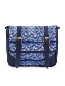 The Purple Sack - All Navy Blue Messenger Bag
