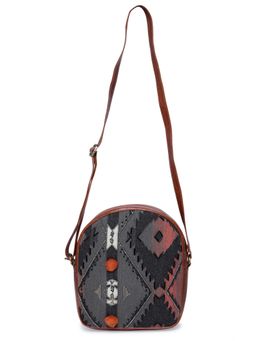 The Purple Sack - Brown Horshoe Sling Bag