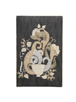 The Purple Sack - Black Magic Cup Embellished Clutch