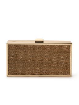 The Purple Sack - Gold Power Clutch