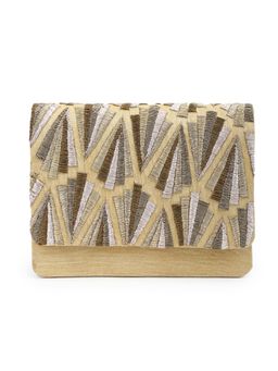 The Purple Sack - All Shades of Gold Clutch