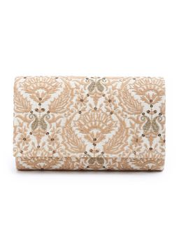 The Purple Sack - White Elegant Clutch