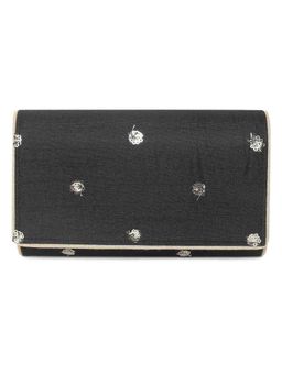The Purple Sack - Basic Black Envelope Clutch