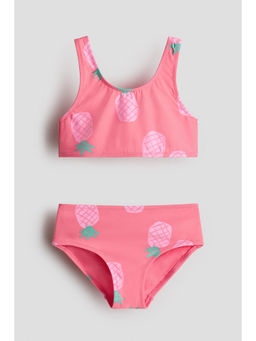 H&M - Girls Pink Printed Bikini