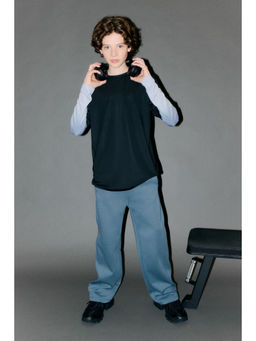 H&M - Boys Green Relaxed Fit Sports Trackpant with Drymove