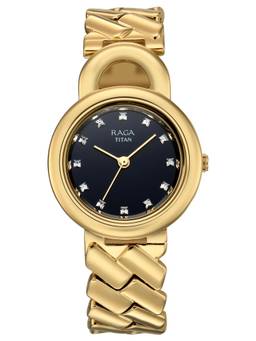 Titan - Raga Unlocked Quartz Round Navy Blue Dial Watch (2820Ym01) (M)