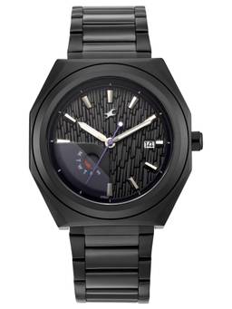 Fastrack - Oceanyx 2.0 Analog Black Day Date Watch (3349NM01) (M)