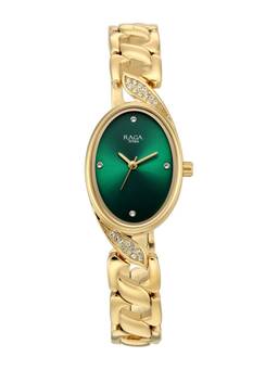 Titan - Raga Showstopper 5.0 Quartz Green Dial Watch (95480YM01) (M)