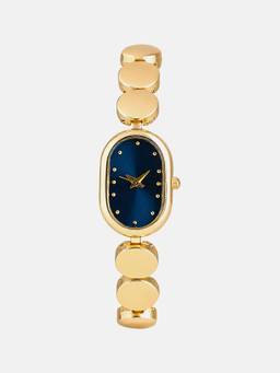 Haute Sauce - The Aurelia Navy Blue Chain Watch (AW26_HSWC6122) (M)
