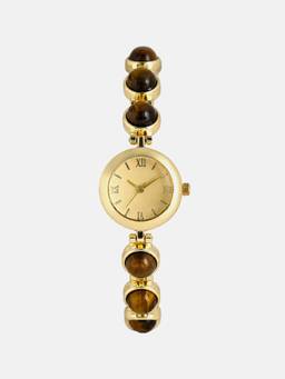 Haute Sauce - The Noir Beaded Gold Watch (AW26_HSWC6126) (M)