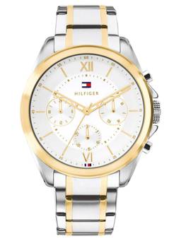 Tommy Hilfiger - Josh Qtz Multifunction Round Silver White Dial Watch (TH1710847W) (M)