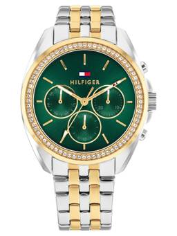 Tommy Hilfiger - Mellie Qtz Multifunction Round Green Dial Watch (TH1782969W) (M)